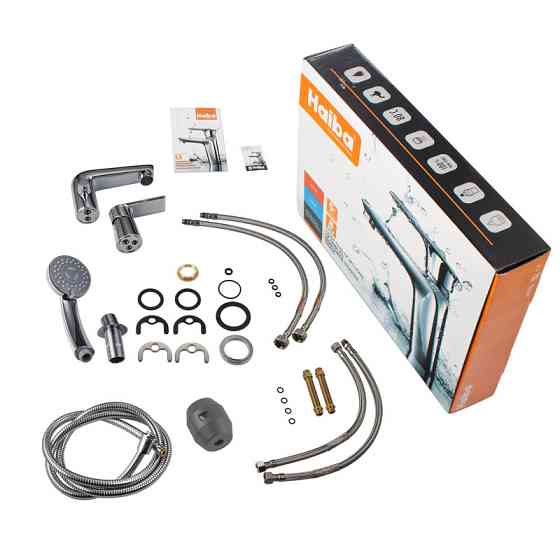 Змішувач для ванни Haiba Alex 022 з трьохотвірним монтажем (HB3945) Харків