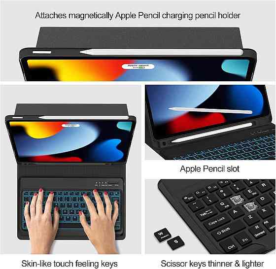 Чехол с клавиатурой для iPad Air 6 2024 11