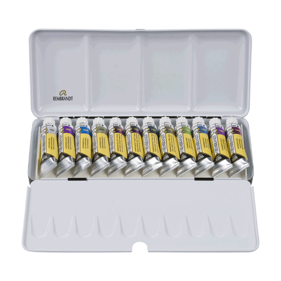 Набор акварельных красок Rembrandt SPECIALTY 12х10мл металлический пенал Royal Talens Киев