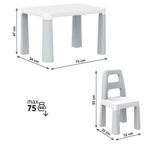Набір дитячих меблів стіл + 2 стільця Технок 0150 Житомир - фото 3