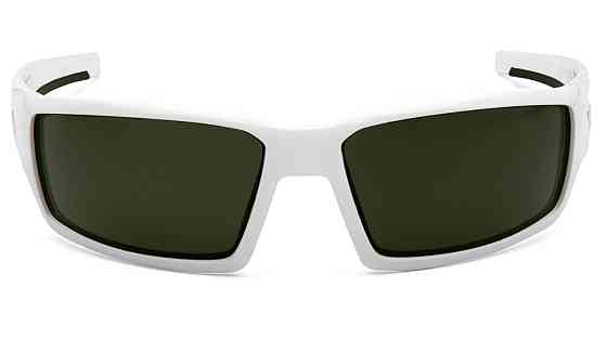 Окуляри захисні Venture Gear Pagosa White (forest gray) Anti-Fog, сіро-зелені в білій оправі Запоріжжя