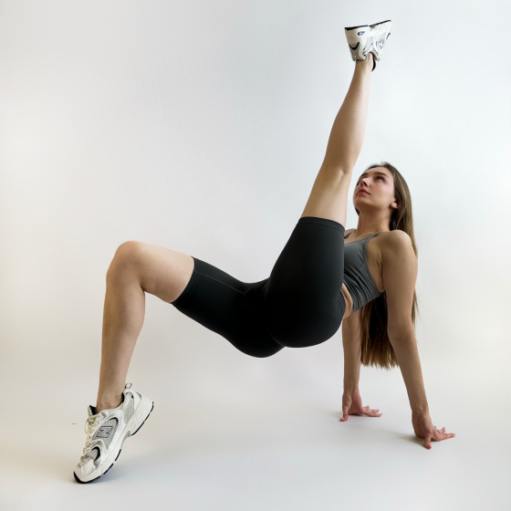 Велосипедки push up спортивні жіночі до колін Lifted для фітнесу з пуш ап сірі Одеса