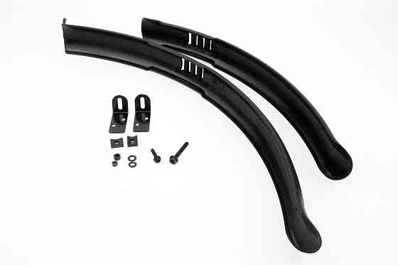 Крила пластмасові 26" MTB довгі, чорні SMG-613 Київ