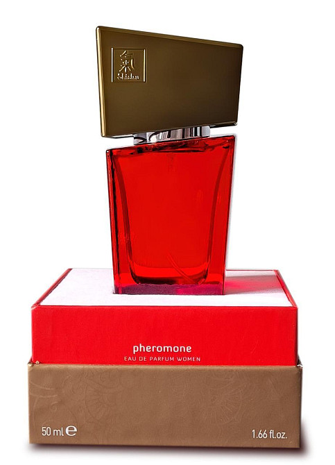 Духи с феромонами женские SHIATSU Pheromone Fragrance women red, 50 мл Sex Aura Київ - фото 1