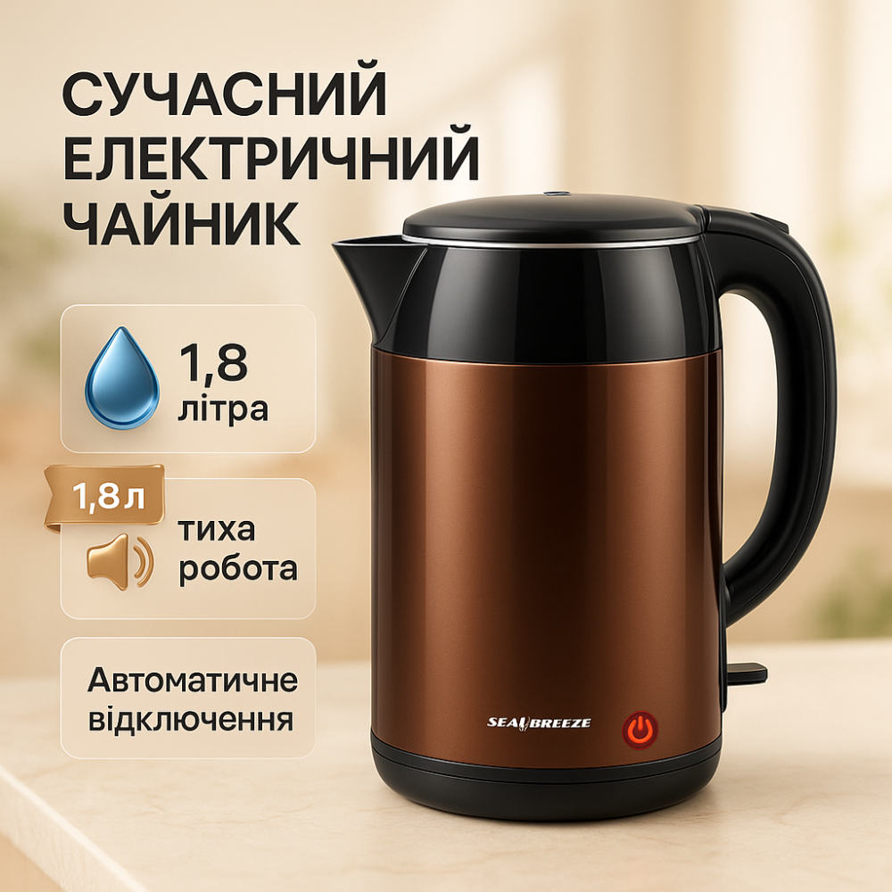 Мощный электрочайник электрический, Электрочайник для комфортного использования на кухне LA-74 Львов - изображение 14