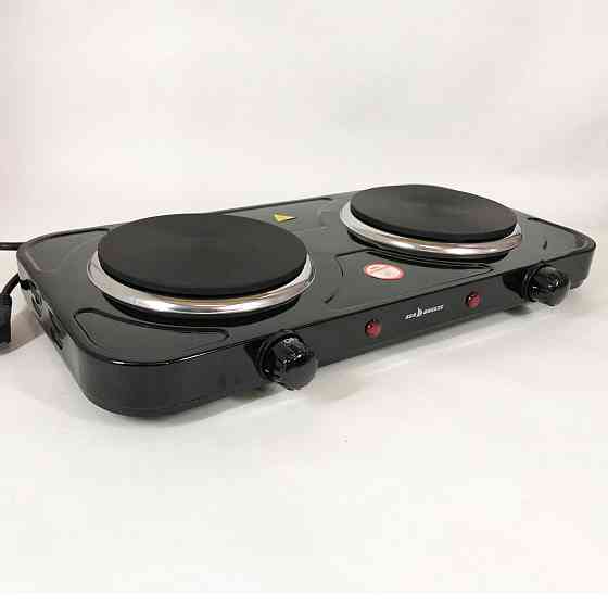 Кухонна плита для маленької кухні, Настільна потужна плита Електрична на подвійну конфорку SF-44 Івано-Франківськ