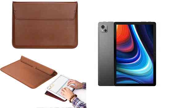 Чехол-конверт VitoCase для Blackview Oscal Pad 13, с функцией подставки для планшета Коричневый Киев