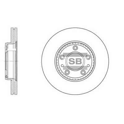 Тормозной диск HI-Q SD4406 Винница