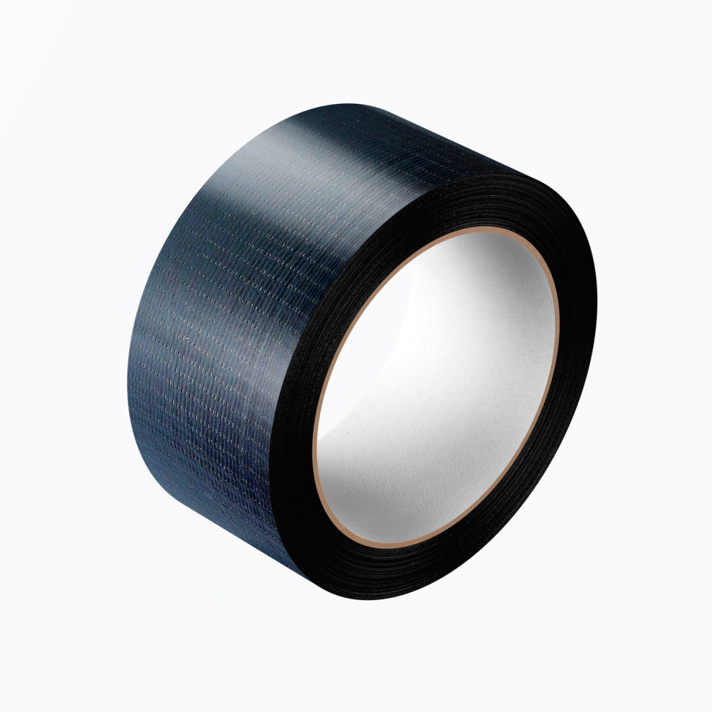 Лента клейкая армированная черная 50мм*5м Харьков - изображение 1