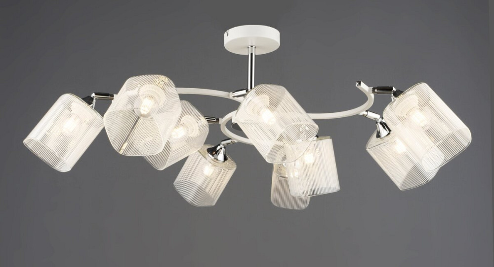 VALESO Люстра N6605/9 Білий + Хром Киев - изображение 1