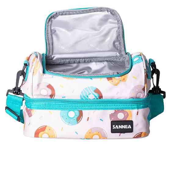 Ланч бег 25×15×15 (см) сумка для їжі в школу термосумка 7 (л) дитяча для ланчу, пікніка Рожевий HP-14-11 Коломыя