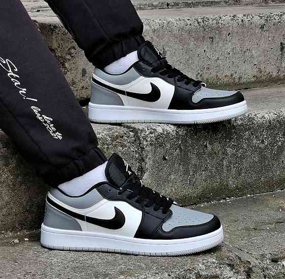 Кроссовки Nike Jordan Белые Мужские Джорданы Черные Серые Найк (размеры: 41,42,43,44) Видео Обзор Днепр