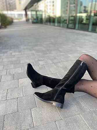 Nivelle Чоботи жіночі NIVELLE чорні замша натуральна зима 38р. 40р. (4051) Коломыя