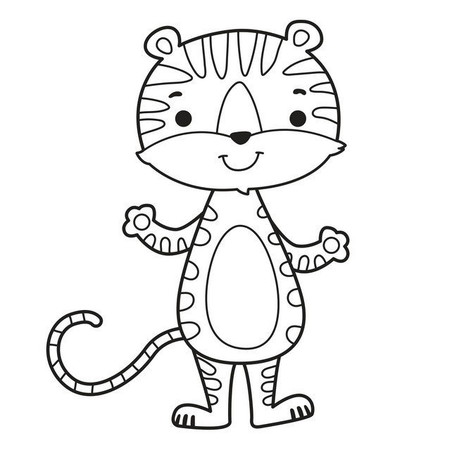 Детская раскраска для малышей 