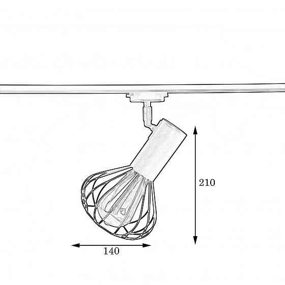 Светильник трековый Е27 Lotus NT 14151-1 WH Киев