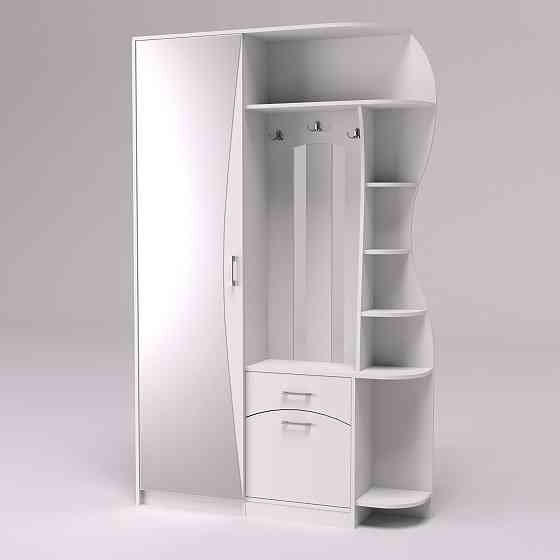 Прихожая Соло-9, Белый, 1300/400/2100 Львов