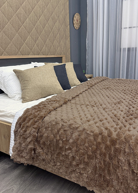 Плед-покривало 210х210 см (+-5см) Соти Карамель (87-210) Київ - фото 5