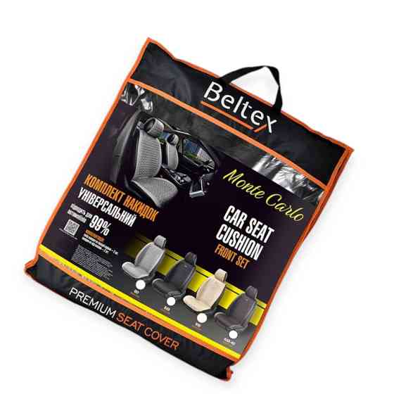 Накидки сиденье monte carlo (передние) соты черные на Мукачево