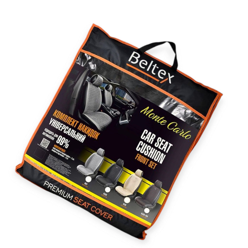 Накидки сиденье monte carlo (передние) соты черные на Мукачево - изображение 6