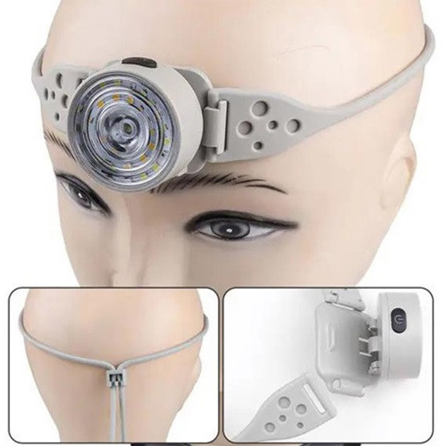 Сверхмощный налобный фонарь G25-XPG+30SMD(white+yellow+red-blue), Фонарик на голову для домашних работ DQ-48 Львов - изображение 5