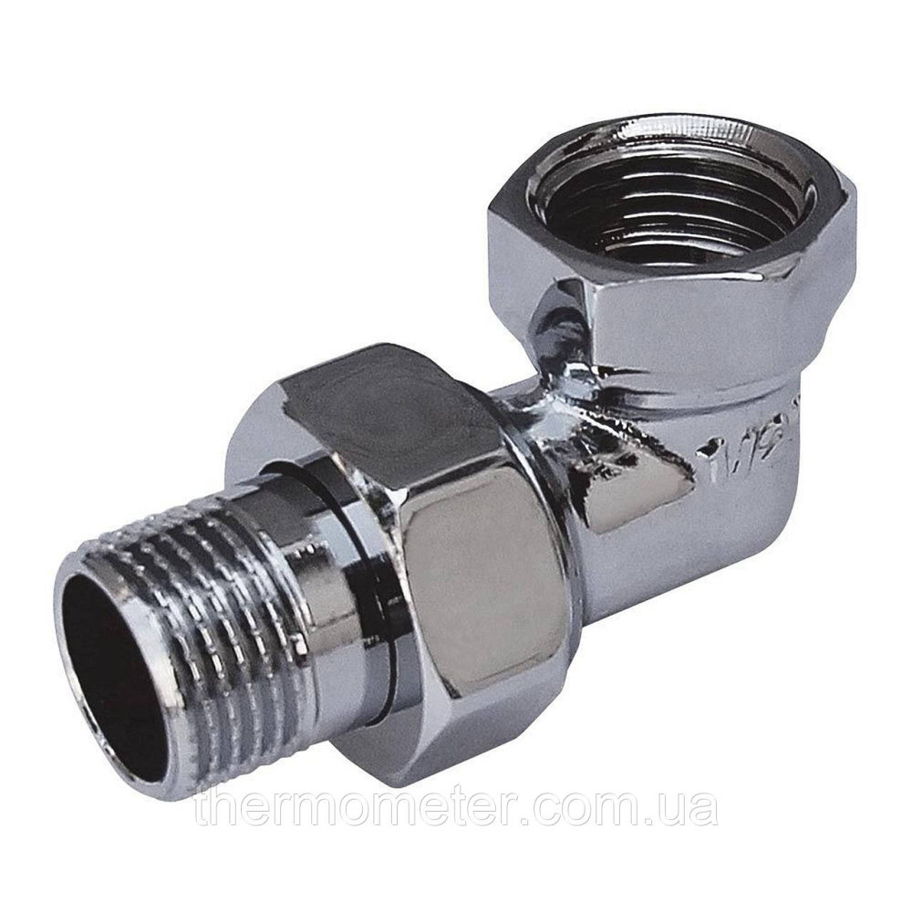 Сгон-американка угловой SOLOMON 1/2″ CHROM 1600 Киев - изображение 2
