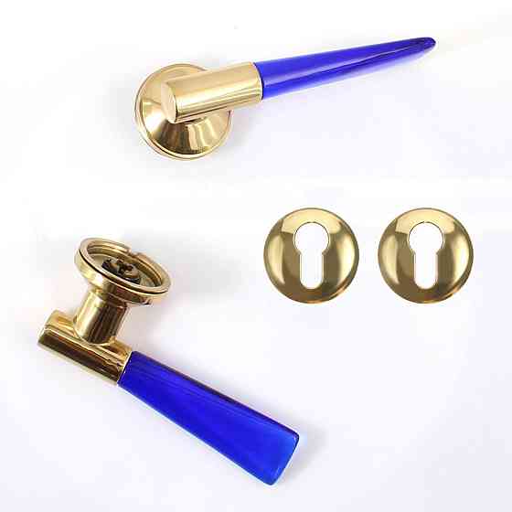 Ручка Mandelli 3001 Alea пол.латунь / син R кл Киев