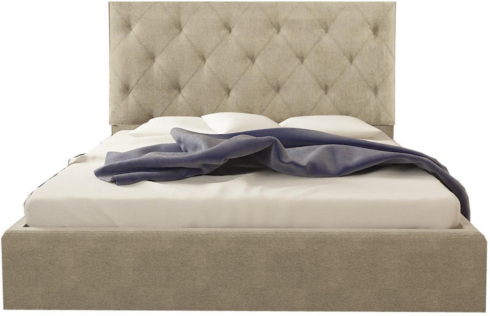 Кровать Leandra Comfort 90 х 190 см Simple С подъемным механизмом и нишей для белья Мокко Киев - изображение 2