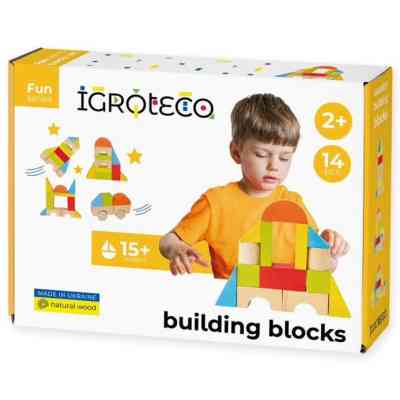 Кубики Ігротеко Строительные блоки 14 элементов (900453) Винница