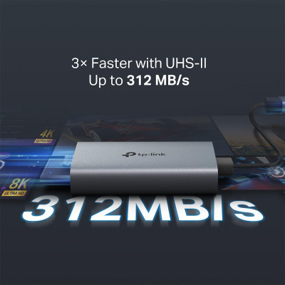 Зчитувач флеш-карт TP-Link USB-C to SD/TF (UA440C) Вінниця - фото 2