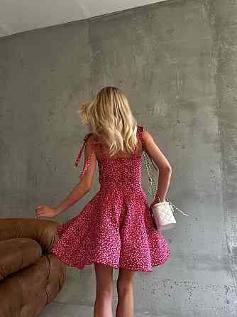 Жіночий романтичний мінікомбінезон у квітковий принт супер софт Червоний, 46/48 Одеса