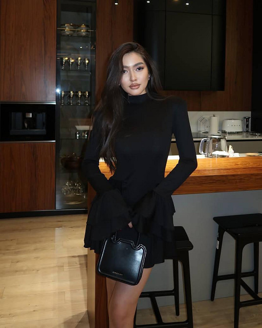 Жіноча стильна міні сукня з воланами мікродайвінг Одеса - фото 3