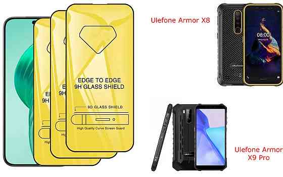 Защитное стекло DefenzoGlass для Ulefone Armor X8, Armor X9 Pro – двойная прочность Киев