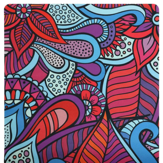 Килимок для йоги та фітнесу, складаний м'який килимок з сумкою перенесенням, спортивний каремат, яскравий 3D-принт Кам'янець-Подільський