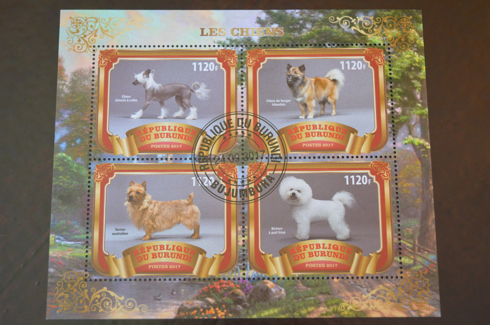 Бурунді. Фауна. Блок. 2017 рік. Полтава - фото 1