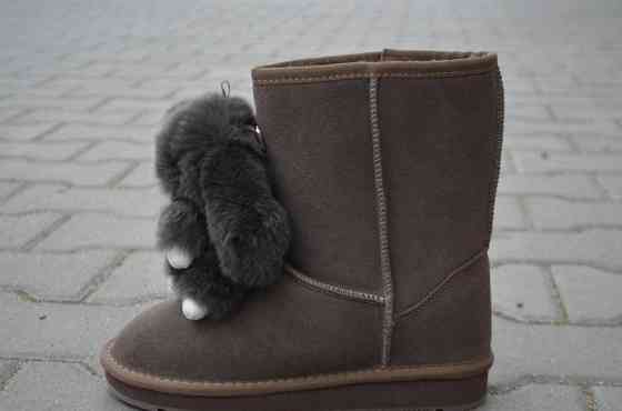 Violeta Угги жіночі Violeta сірі замша натуральна з кроликом 39р. (1719) Коломыя