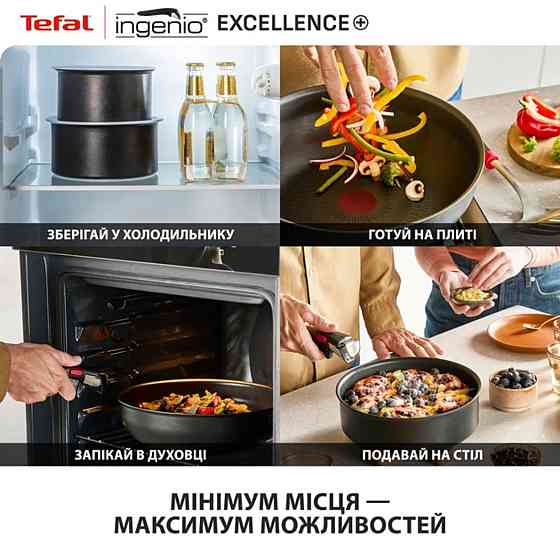 Набір посуду Tefal Ingenio Excellence+ 13 предметів (P0009753) ( 27284 ) Харьков