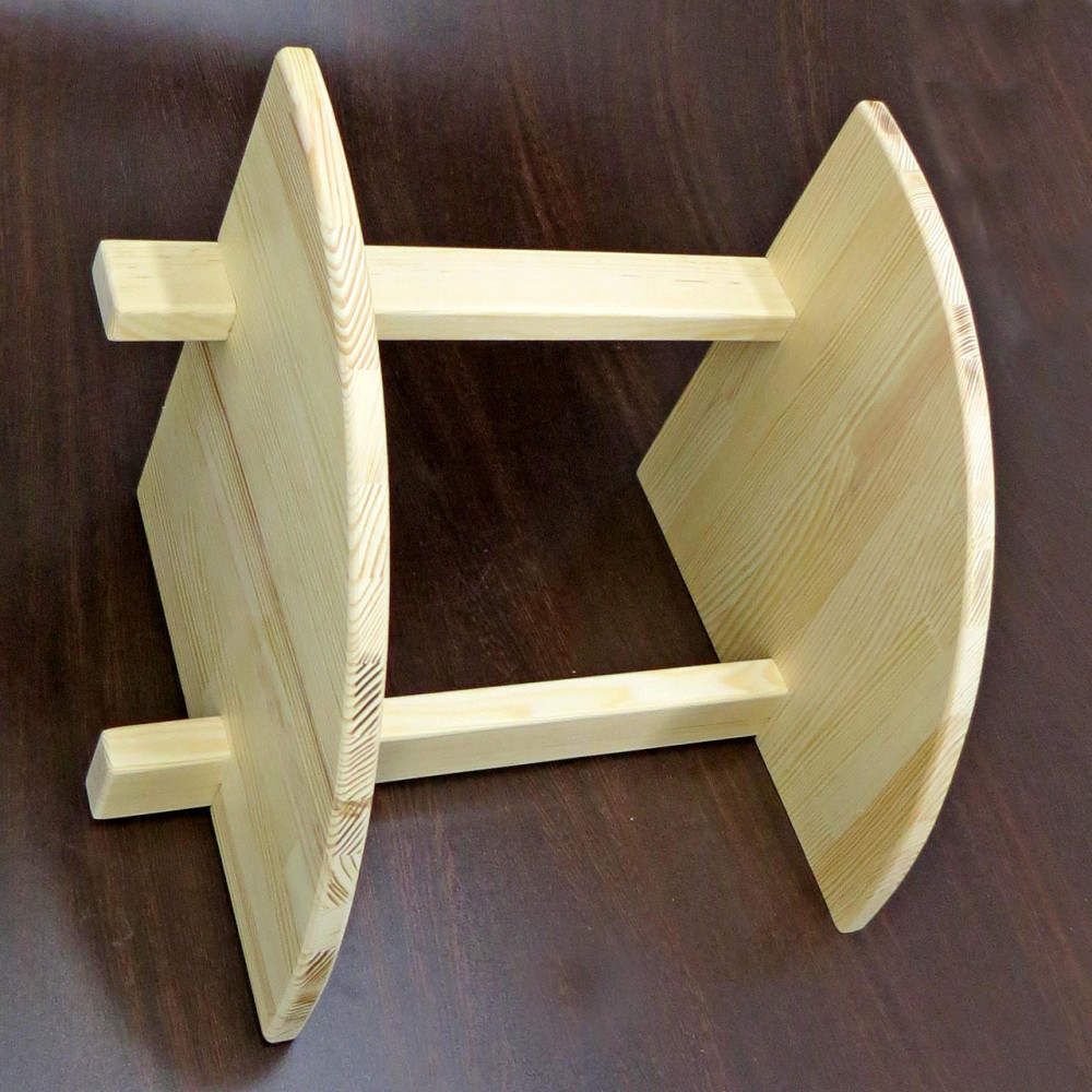 Угловая настенная полка 