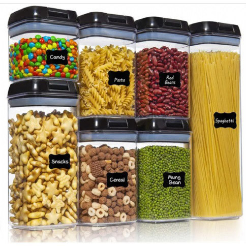 Набір контейнерів для їжі FOOD Storage Container Set на клямках із ущільнювачем із CX-372 7 предметів Київ - фото 10