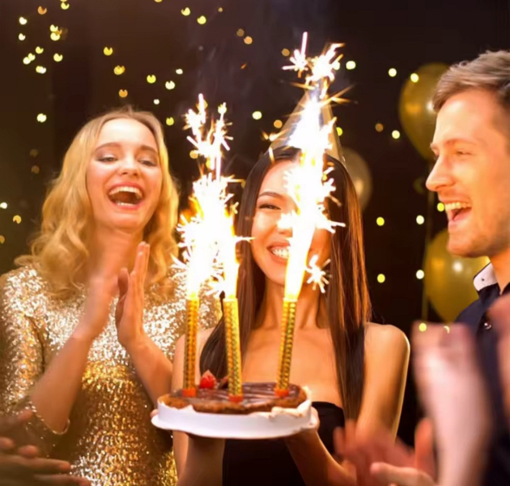 Холодный фонтан свечи для торта 4шт 17см Киев - изображение 1