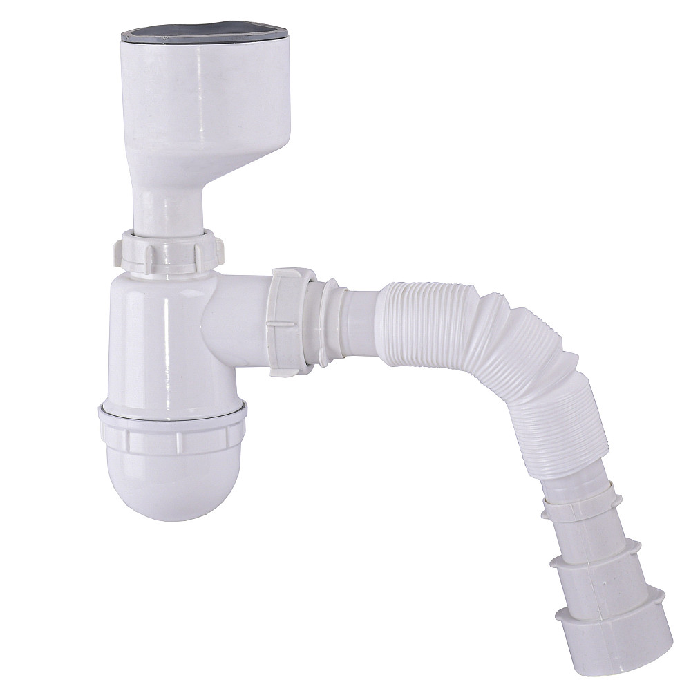 Сифон Waterstal  для пісуара 11/4 з манжетом D 50, з гофрою 40/50 P31009 Луцк - изображение 1