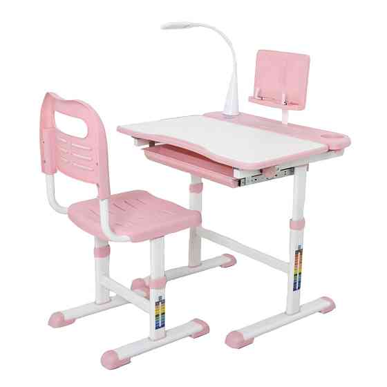 Детская Парта M 4428-8-2 розовый, со стульчиком Винница