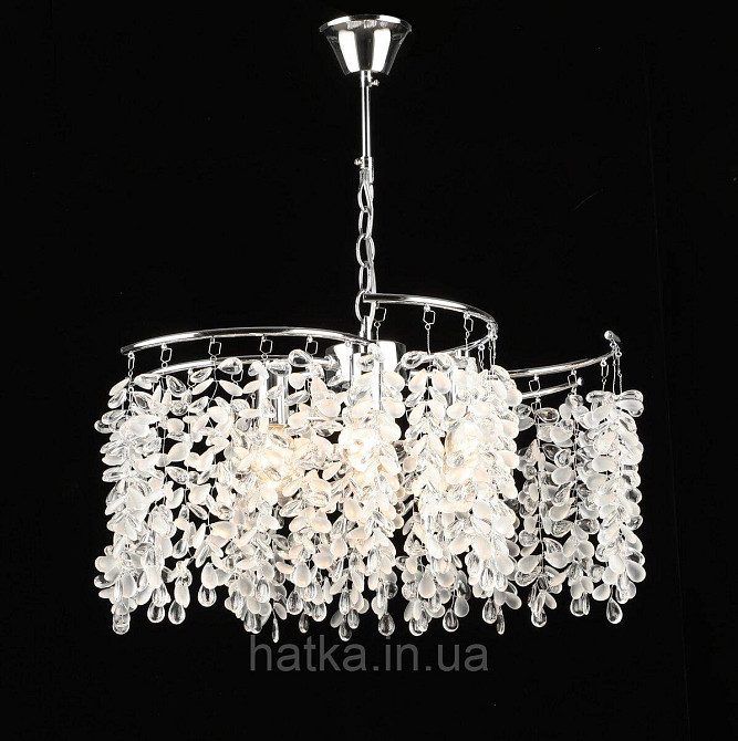 Люстра подвесная хрустальная S2493/6, Хром Киев - изображение 1