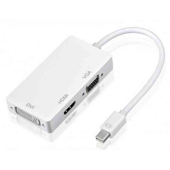 Перехідник mini DisplayPort M --> HDMI/VGA/DVI (24+5), FHD 1080p (S0713) Киев