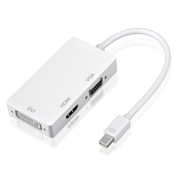 Перехідник mini DisplayPort M --> HDMI/VGA/DVI (24+5), FHD 1080p (S0713) Киев - изображение 3