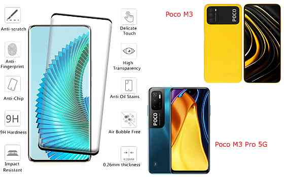 Захисне скло HyperGlass Pro для Poco M3, Poco M3 Pro 5G – максимальна чутливість та захист Київ