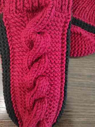 Тапочки-носки теплые вязаные (ручная работа)  топ Киев