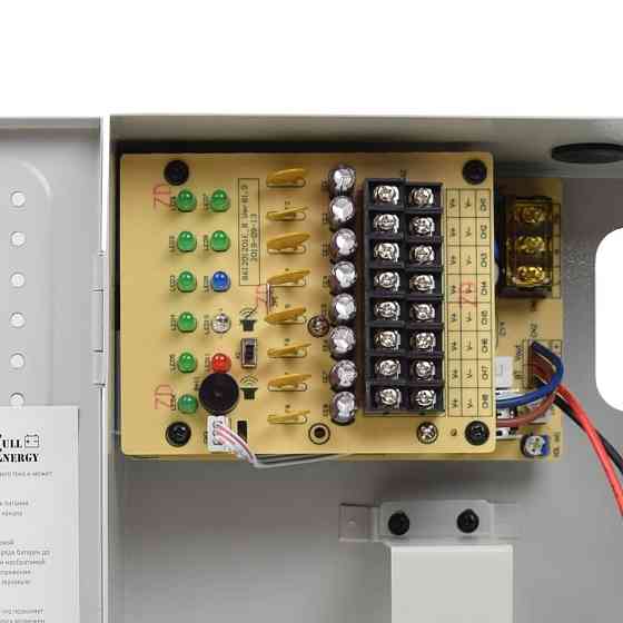 Блок безперебійного живлення BBG-1210/8 для відеоспостереження 12В, 10А, під 18А·год акумулятор Київ