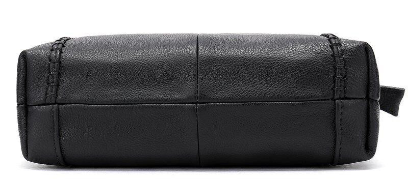 Сумка жіноча шкіряна на одне відділення Vintage 20051 Чорна Київ - фото 8