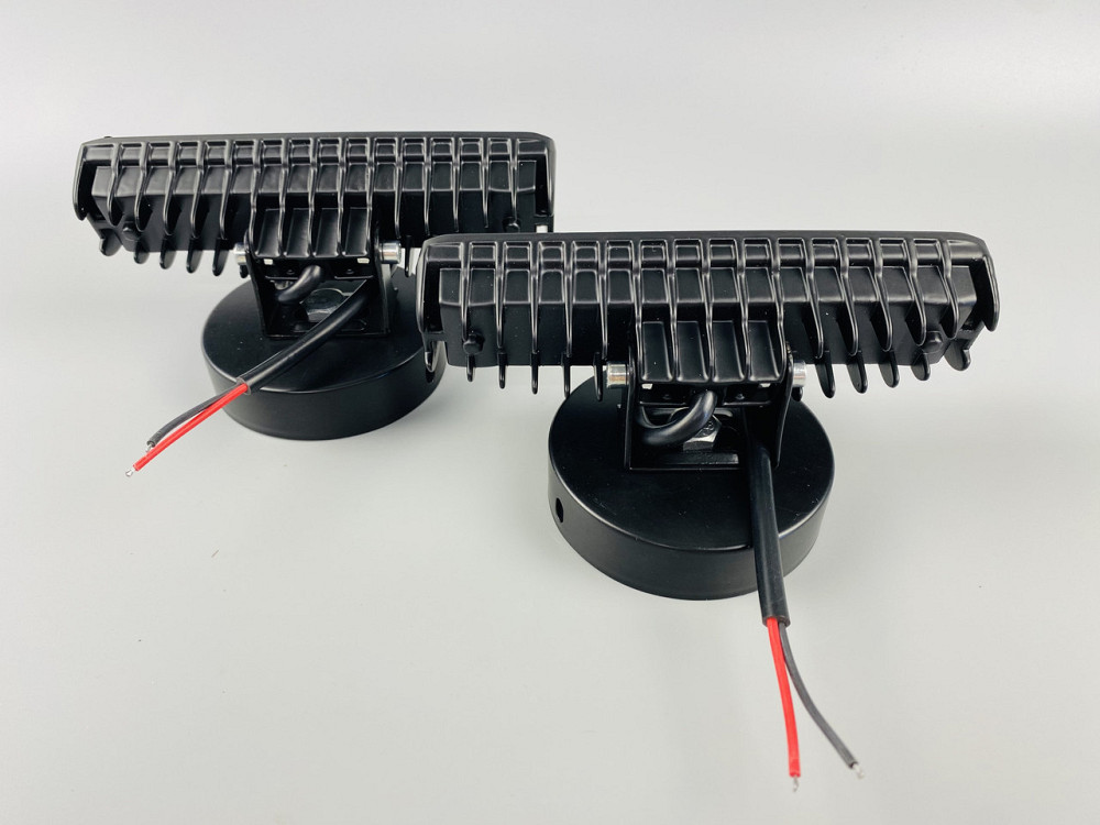 Фара LED прямокутна 18W, 8 led chip, широкий промінь, 10/30V 6000K Мукачево - фото 3