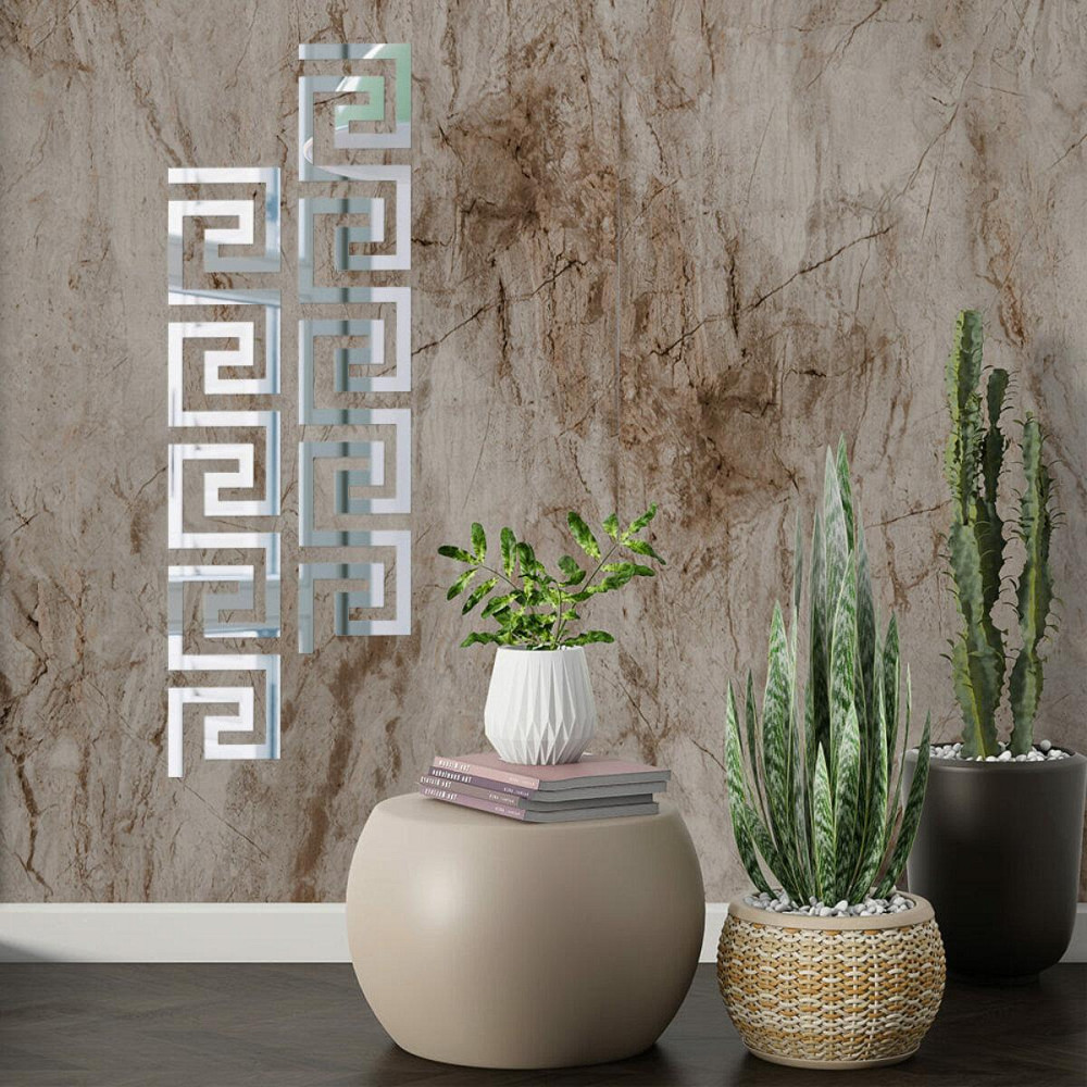 Зеркальный самоклеящийся декор, серебро, 10 штук Киев - изображение 5